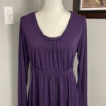 Soma  Live Lounge Wear Purple Knee Length Dress Nightshirt Gown Size Medium Photo 1