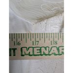 ZARA Basic Cream Lace Bell Sleeve Top – Women's Size S Photo 3