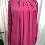 Michael Kors -Women’s Large Mauve Top With Gold Accents Photo 1