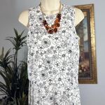 J.Jill Floral Dress Size XS Layered Hem Boho Artsy Minimalist Vacation Style Photo 1