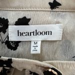 Heartloom Dress Womens Medium Cream Black Floral Joey Blouson Party Cocktails Photo 6