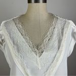 Maje Lushane Lace-Detail V-Neck Top Photo 3