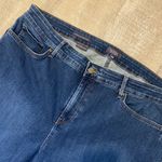 NYDJ Marilyn Straight Jeans Plus Size 20W Indigo Dark Wash High Rise Stretch Photo 2