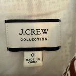 J. CREW Collection | Silk Twill Pleated Brown Plaid Midi Shirt Dress | Size 0 Photo 2
