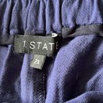 1. State  Women’s flat front drawstring ankle pants in Navy Sky size 2X Photo 3