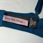 Victoria's Secret  Bra Womens 34B Teal Blue Sexy Little Things Push Up adjustable Photo 7
