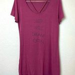 Danskin Mauve Graphic Sleep Shirt/Dress Size M Photo 0