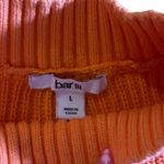 Bar III  Color Block Mock Neck Sweater Ribbed Knit Pullover‎ Top Large Photo 2