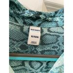 Old Navy  Python Snake Print Semi-Sheer Shirt Photo 1