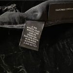 INC Crushed Black Velvet Sequin Maxi Skirt Size 2 | Y2K Boho Goth Holiday Party Photo 9