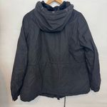 Torrid Black Fur Lined Heavyweight Anorak Hooded Cinched Jacket Coat 0X Photo 4