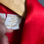 Victoria's Secret Women's Vintage VTG  Red Satin payama top Shirt Photo 2