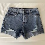 Hollister  Studded Acid Wash Button Fly Distressed High-Rise Shorts Y2K Size 25 Photo 1