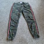 Sundry  Camo Cotton Twill Zip Jogger Pants w/ Color Side Stripe Size 25 Photo 1
