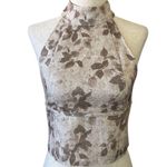 Pretty Little Thing BROWN WASHED FLORAL PRINT MINI SKIRT and TOP Photo 9