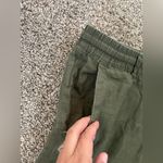 United Colors Of Benetton Women’s  Pure Linen Pants Forest Green Size 46 Photo 1