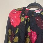 Kate Spade ‎ Just Rosy Keyhole Top Silk Size XXS Photo 4