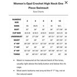 Trina Turk NWT!  Opal Crochet High Neck One Piece Swimsuit - Size 8 Photo 7