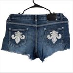 Red Rivet  Shorts Jeans Photo 1