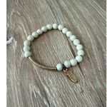 Beaded Marble Bracelet White Photo 0
