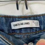 Elizabeth and James Blue Vintage Straight High Rise Jeans Womens 16 Light Wash Photo 4