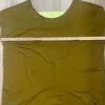 Nike  Pro women's training t-shirt in an olive green color with open back size M Photo 6