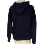 Pink Whale Navy Blue Hoodie Pullover Sweatshirt PRAIRIE MOUNTAIN ~ Size MEDIUM Photo 3
