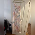 Monique Lhuillier  Pastel One-Shoulder Dress Photo 7