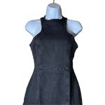ASOS Denim Racer Dress In Washed Black 0 Photo 1