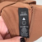 Balance Athletica  Brown High Neck Sports Bra Size Large Photo 2