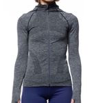 IAB MFG Carbon Seamless Full Zip Jacket in Gray Size Medium Photo 1