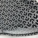 Lane Bryant  Black & White Geometric Print Pull On Skirt Womens 22 Stretch Photo 2
