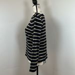 Ralph Lauren LAUREN  Black Gold Stripe Metallic Long Sleeve Crew Neck Top Shirt M Photo 1