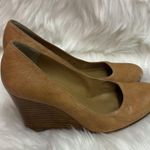 Stuart Weitzman  For Scoop Wooden Wedges Size 8 B-23 Photo 6