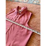Talbots Pink Denim Style Sleeveless Button Front Shirt Size XL Photo 4