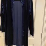 Susan Graver velvet button down duster NWOT Photo 7