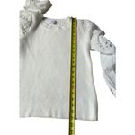 FATE. White Eyelet Knit Sweater Women's Size Medium | 28-6 Photo 4