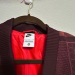 Nike NEW x Naomi Osaka Jacquard Kimono Jacket Burgundy Crush Streetwear Luxe Sm Photo 5