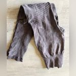 Yelete Blue Vintage Motto Amethyst Tie Dye Wash Seamless Tights Leggings Photo 1