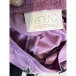 Abound BP 𝅺RIBBED Crop tee top Long Sleeve Purple MEDIUM Photo 7