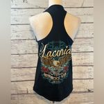 Next Level Apparel Laconia Motorcycle Week 2021 Tank Top Black-Large Photo 2