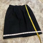 Jones New York Vintage Wool High Rise Pencil Skirt Knee Length Gray 8 Pleated Photo 4