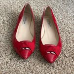 LK Bennett L.K. Bennett London  Red Patent Leather Flat Shoes Size 36.5 Ballet Flat Photo 3