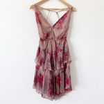 Michael Costello  x Revolve Oriana Tiered Mini Dress in Multi Floral Photo 1