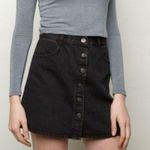 Brandy Melville  Black Dakota Jean Skirt Size 28 Photo 1