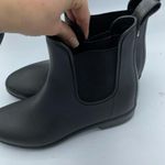Sam Edelman Black Rubber Chelsea Rain Boots Womens 10 Waterproof Winter Fall Photo 5