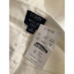 J Crew Wide Leg Crop Jeans Womens 32 White High Rise All Day Stretch Raw Hem Photo 4