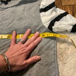 Lea & Viola  Lounge Size Small Long Sleeve‎ Top Eyelet Puff Sleeve Photo 4