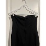 DO&BE black sleeveless midi fitted flare mermaid cocktail dress size large Photo 3