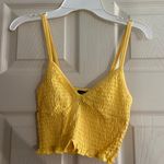 Rue 21 Yellow Tank Crop Top Photo 0